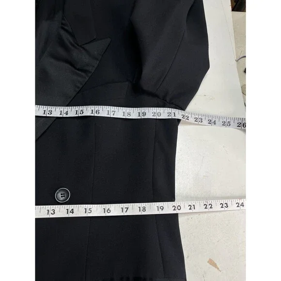 Vtg Hugo Boss Double Breasted Tuxedo Men 42R 34x33.5 Cerruti 1881 Italian Fabric - Picture 12 of 16